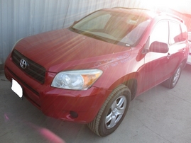 2007 TOYOTA RAV4 RED 2.4L AT 2WD Z15075